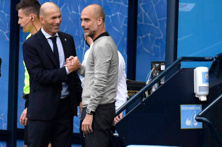 Zidane y Guardiola.