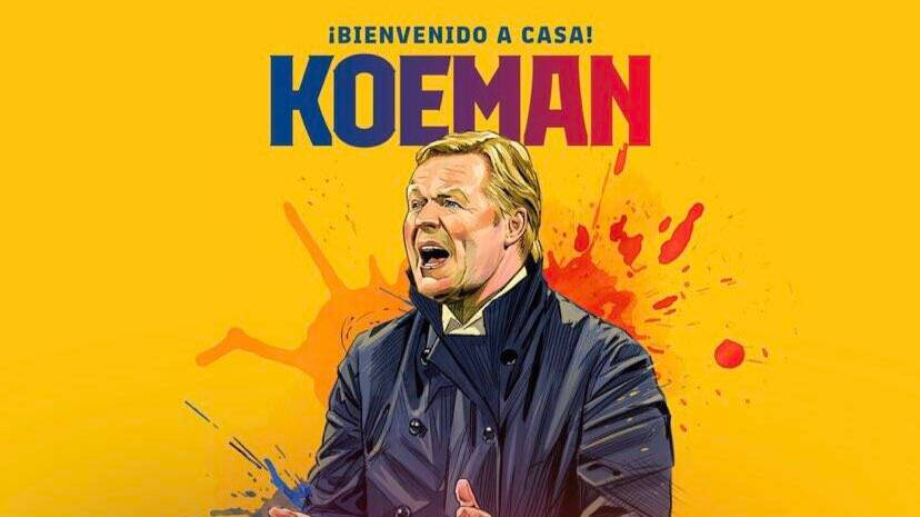 Koeman, nuevo entrenador del Barcelona.