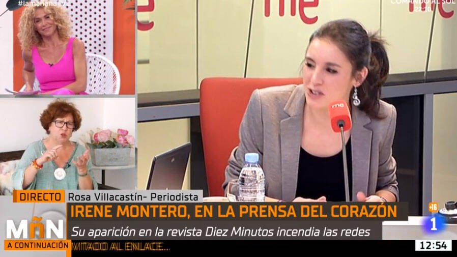 Rosa Villacastín en su entrevista en TVE.