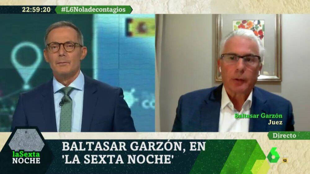 Baltasar Garzón, en La Sexta Noche