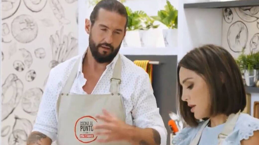 Tamará Falcó y Javier Peña en 'Cocina al punto' de TVE