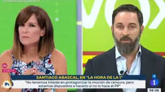 Santiago Abascal se enzarza con Mónica López tras una nueva encerrona en TVE