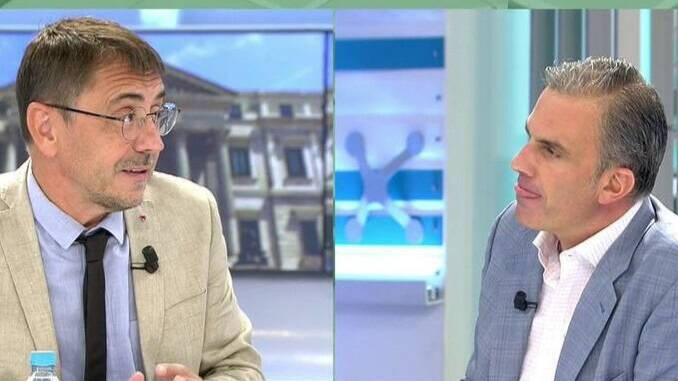 Juan Carlos Monedero y Ortega Smith en Telecinco