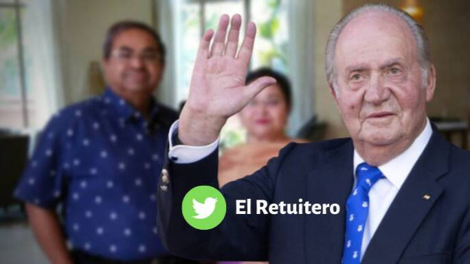 El Rey Juan Carlos, sobre la imagen de su "primo" indio de Público