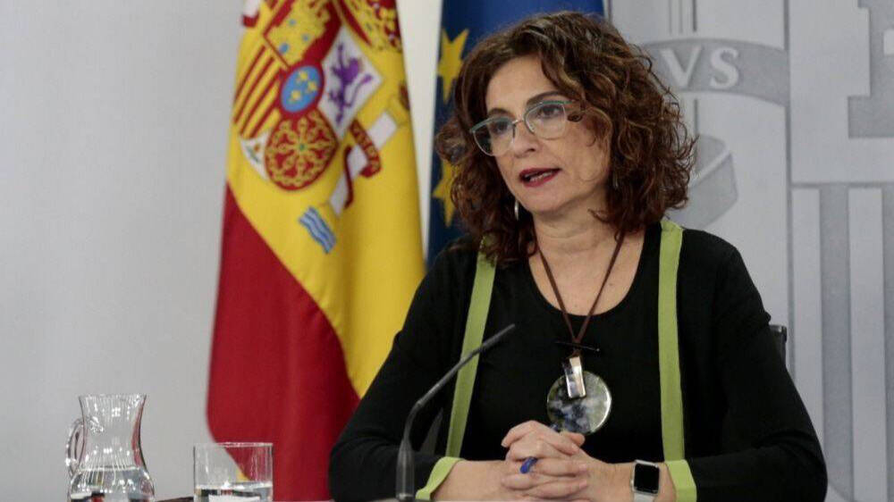 María Jesús Montero, ministra de Hacienda. 
