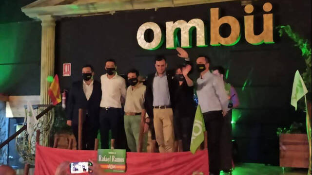 Rafael Ramos celebró este domingo un acto de campaña en el 'Ombü Gastrobar & Club' de Elche