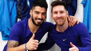 Se esperaba la despedida de Messi a su amigo Suárez y no defrauda en absoluto 