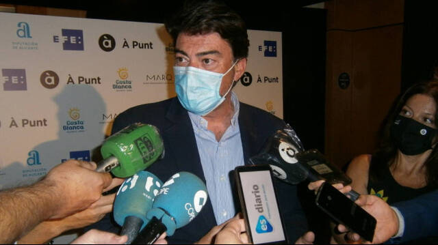 Luis Barcala reclama a la Consellería de Sanidad que faciliten "información precisa de la pandemia" / FOTO: O. Avellán