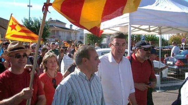 El presidente de les Corts Valencianes durante un acto.