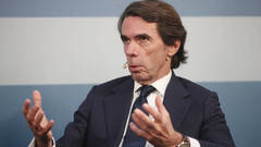 Aznar revela qué haría si tuviera que votar la moción de censura de Vox