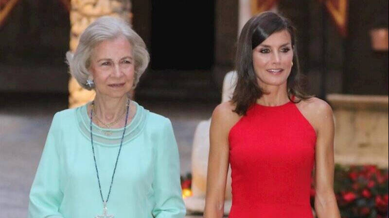 La Reina Sofía y la Reina Letizia, juntas