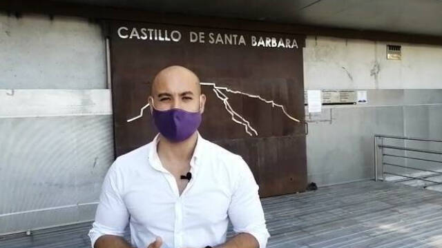 Xaviwer López, portavoz de Unidas Podemos en el Ayuntamiento de Alicante