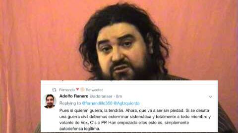 Adolfo Ranero y su tuit