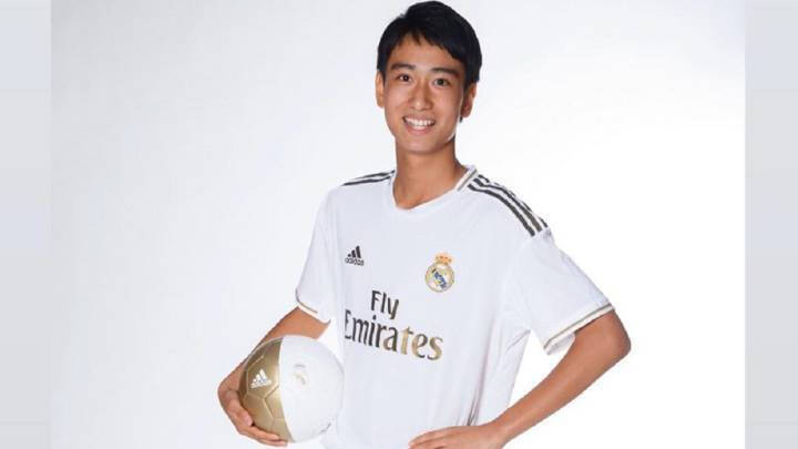 El japonés "Pipi" Nakai, promesa del Real Madrid. 