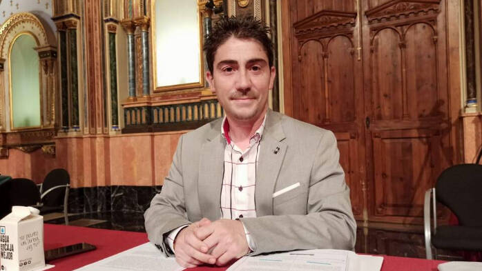 Jesús Gimeno, en la Diputación de Valencia, donde ejerce de diputado provincial