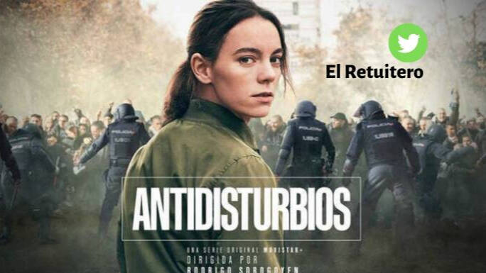 El cartel promocional de la polémica "Antidisturbios" de Movistar