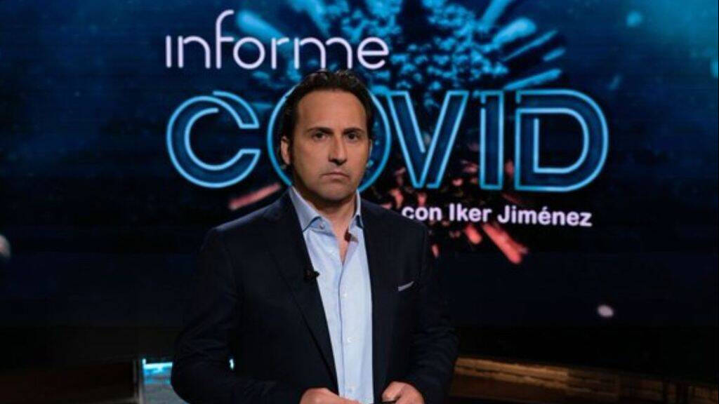 Iker Jiménez, presentador de Informe Covid en Telecinco