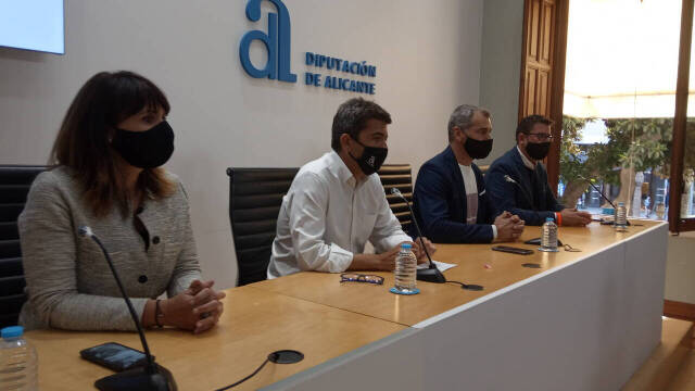 Carlos Mazón y Toni Cantó se han reunido en la Diputación para despachar asuntos del acuerdo / FOTO: O. Avellán