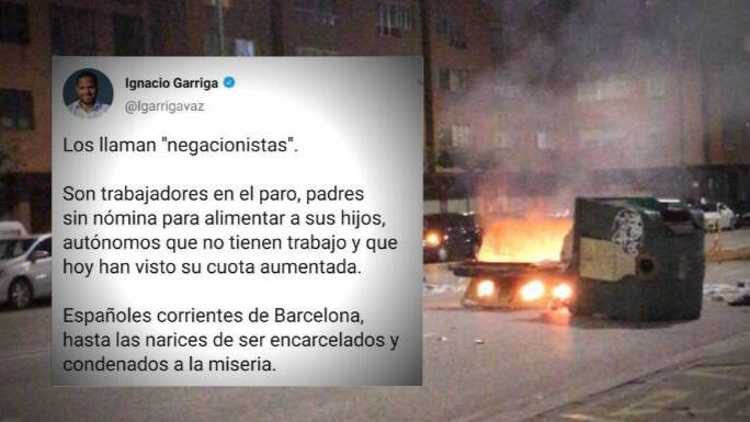 El mensaje de VOX para Barcelona y una imagen de Burgos