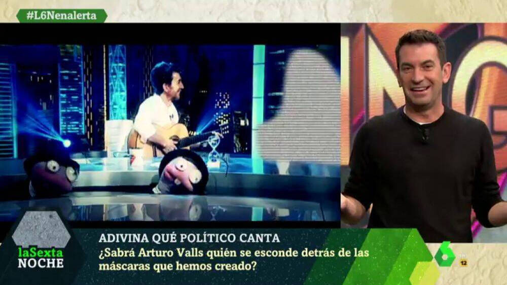 Arturo Valls, presentador de Mask Singer, en La Sexta Noche
