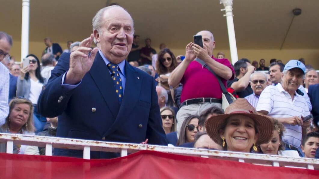 El Rey Juan Carlos en uno de sus últimos actos públicos, en Las Ventas