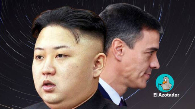 Kim Jong Un y Pedro Sánchez