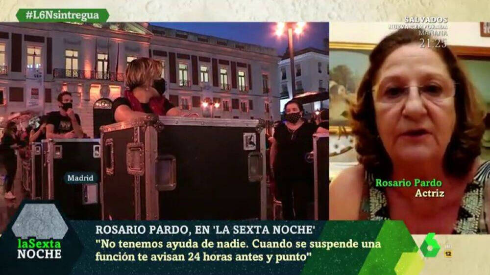Rosario Pardo, en La Sexta Noche
