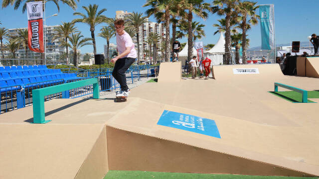 Skatepark del Monte Tossal, en la ciudad de Alicante.