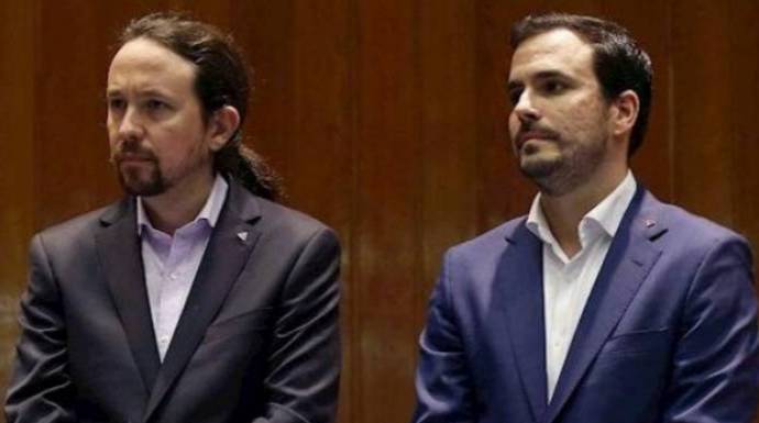 Iglesias y Garzón, atrapados en los chanchullos de Unidas Podemos.