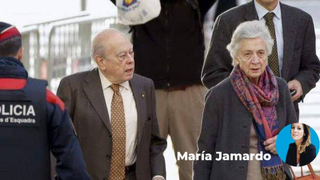 Jordi Pujol y su mujer, Marta Ferrusola.