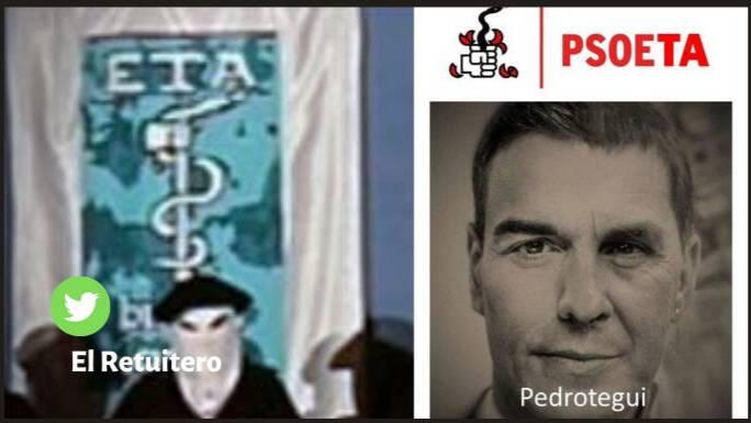 Pedro Sánchez, y el cartel viral de "Pedrotegui"