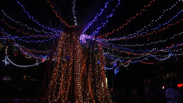 Iluminación navideña de Torrent. 