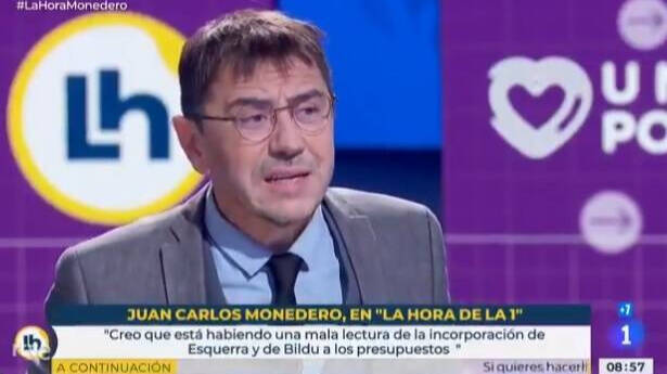Juan Carlos Monedero en TVE