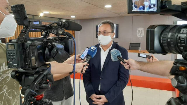 Paco Sanguino, portavoz del PSOE en el Ayuntamiento de Alicante / FOTO: O. Avellán