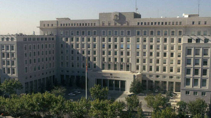 Sede del Ministerio de Defensa con la sala dedicada al general Veguillas