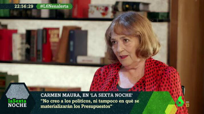 Carmen Maura, en La Sexta Noche