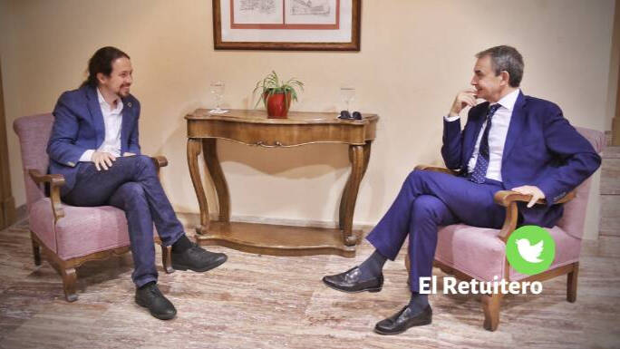 Zapatero y Pablo Iglesias, este mes de julio