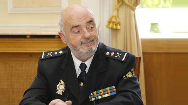 Jorge Zurita, jefe superior de la Policía Nacional en la Comunidad Valenciana / FOTO: Antonio Quintero - El Norte de Castilla