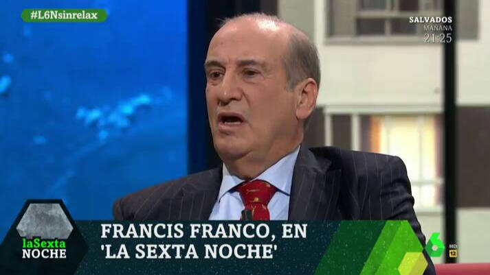 Francis Franco, en La Sexta Noche