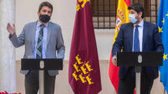 Carlos MazÃ³n se ha reunido este domingo con el presidente de la RegiÃ³n de Murcia, Fernando LÃ³pez Miras