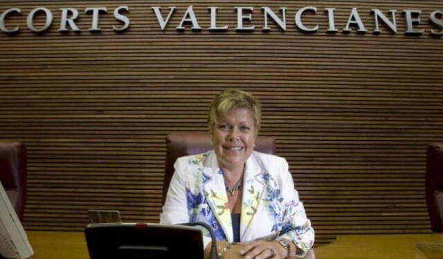 La ex presidenta del parlamento valenciano, Milagrosa Martínez