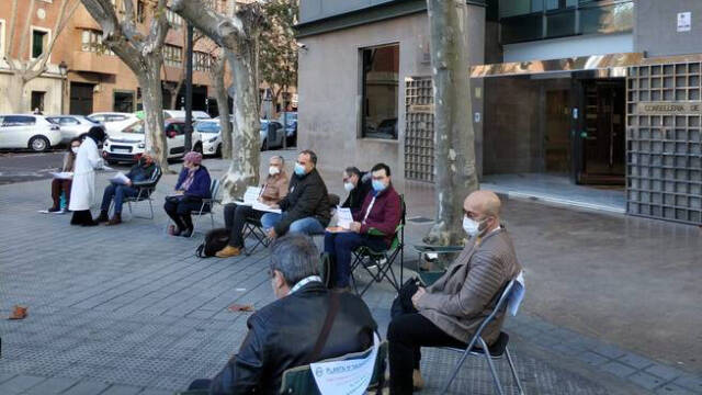 Protesta del Comité de Empresa de Ribera. 