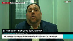 La entrevista a Junqueras en TV3 reaviva la guerra por el control de la cadena