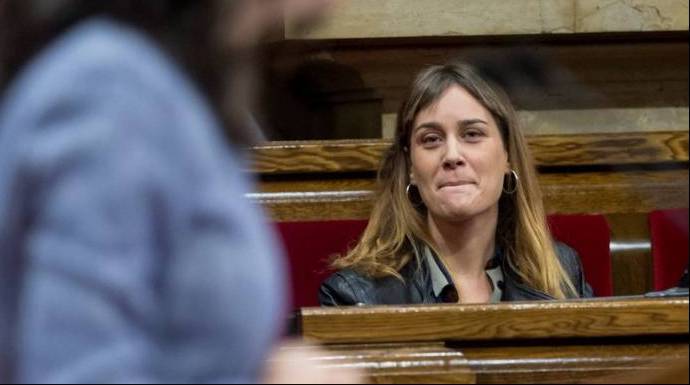 La candidata de Podemos para las catalanas del 14-F, Jessica Albiach.