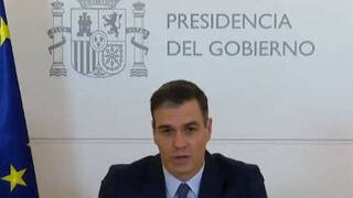 Sánchez se dirige al Ejército en diferido con palabras usadas en otros discursos