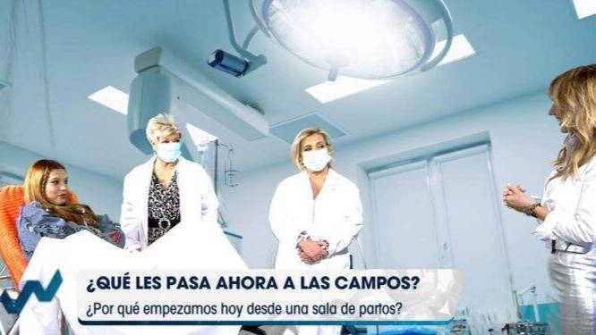 Las Campos, en la sala de partos
