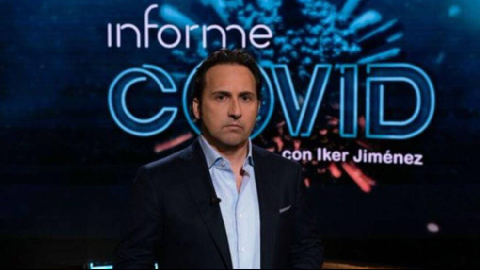 Íker Jiménez conduce también en Telecinco 'Informe Covid'