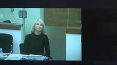 Corinna Larsen, este viernes durante su declaraciÃ³n en el primer juicio contra Villarejo.