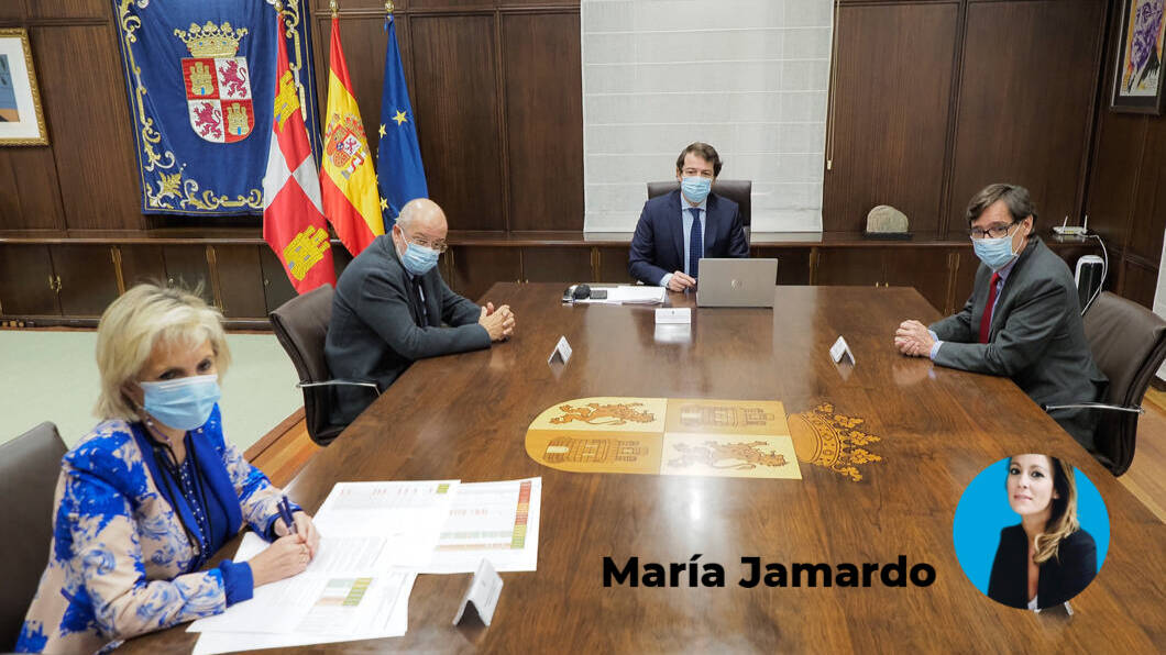 Una reunión entre Illa y las autoridades de Castilla y León celebrada en octubre.