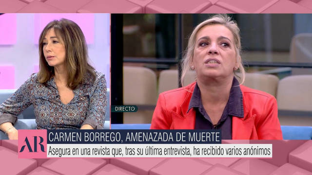 Ana Rosa Quintana no comparte la forma de actuar de Carmen Borrego.